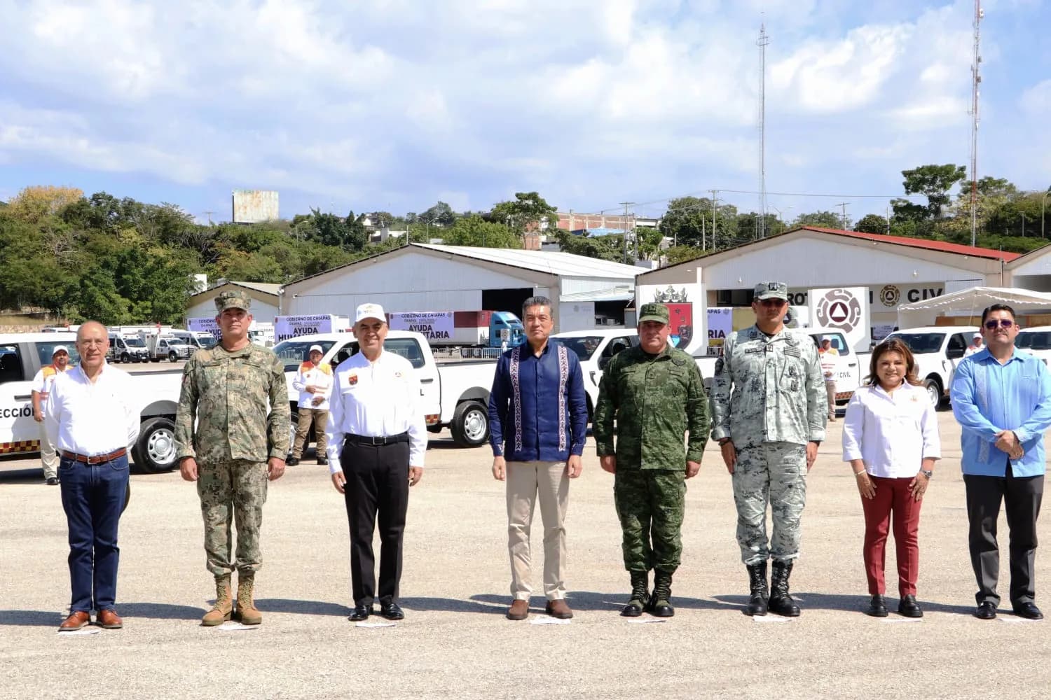 Da Rutilio Escandón banderazo de salida a ayuda humanitaria para Guerrero