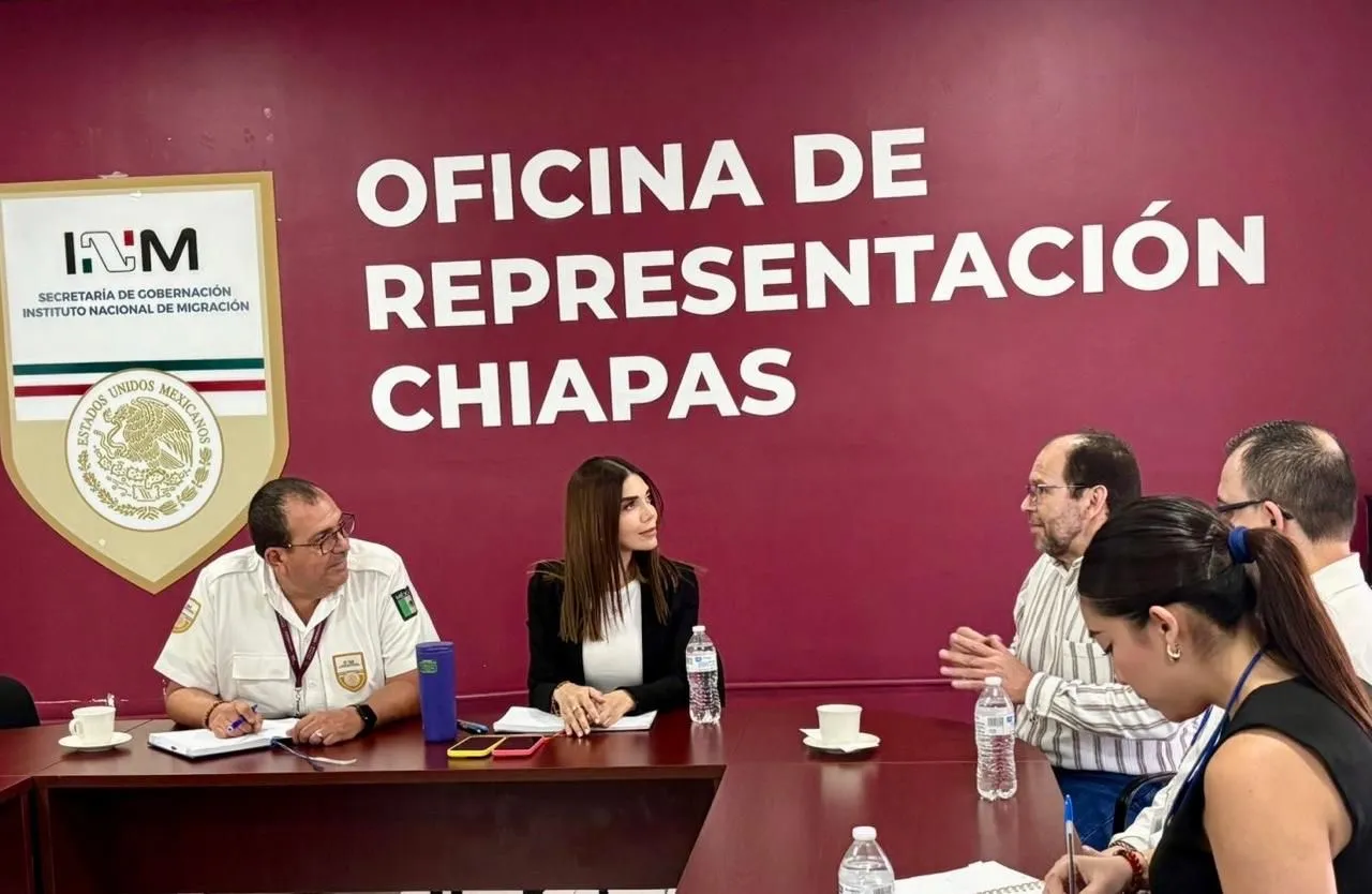 Fortalecen cooperación migratoria entre Consulado Guatemalteco e INM en Chiapas.