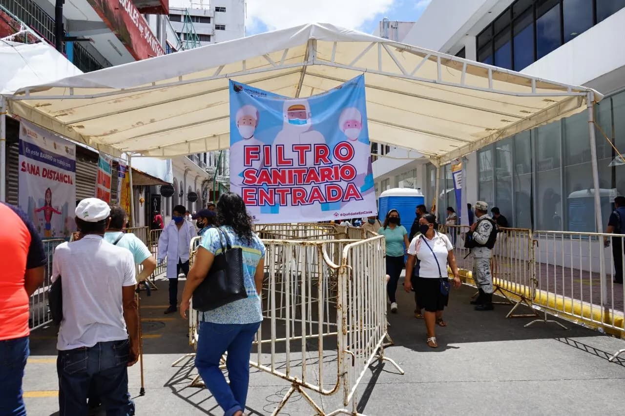 COMERCIANTES DEL CENTRO RECONOCEN ACCIONES DE PREVENCION DEL COVID-19