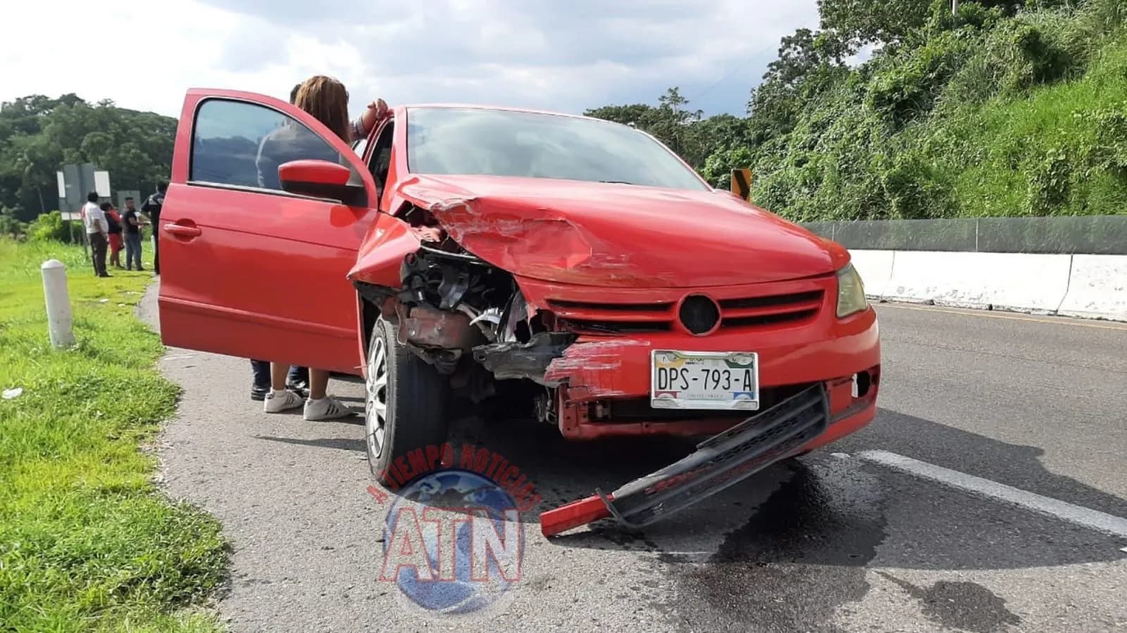 Chocaron en la carretera Tapachula – Tuxtla Chico