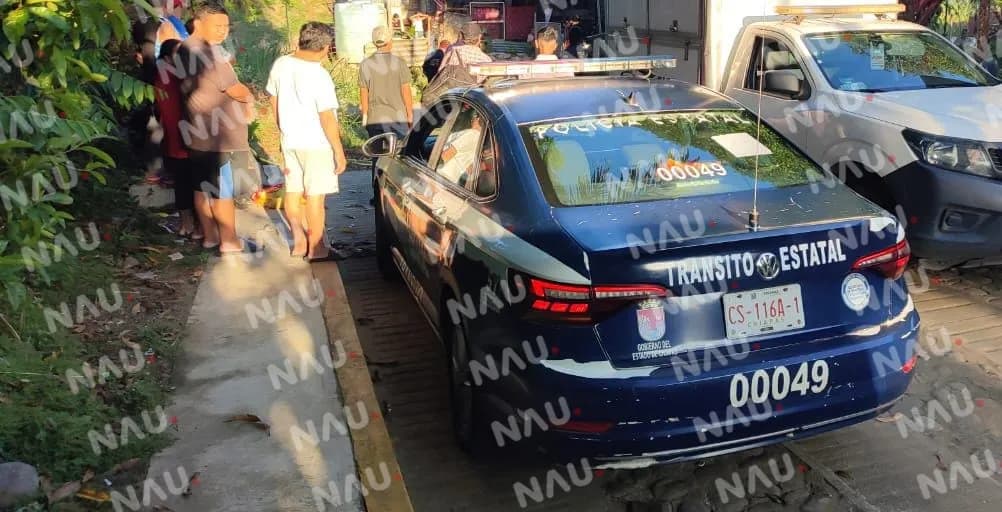 Motociclista cae al río Coatancito