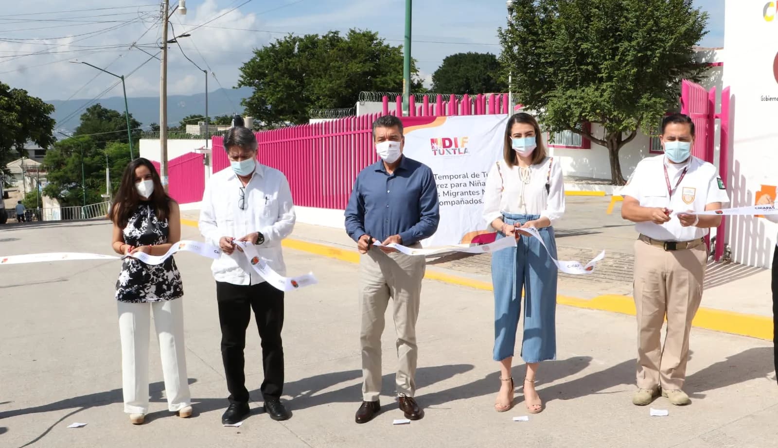 Rutilio Escandón inaugura rehabilitación del Refugio temporal en Tuxtla Gutiérrez para niñas y niños migrantes no acompañados