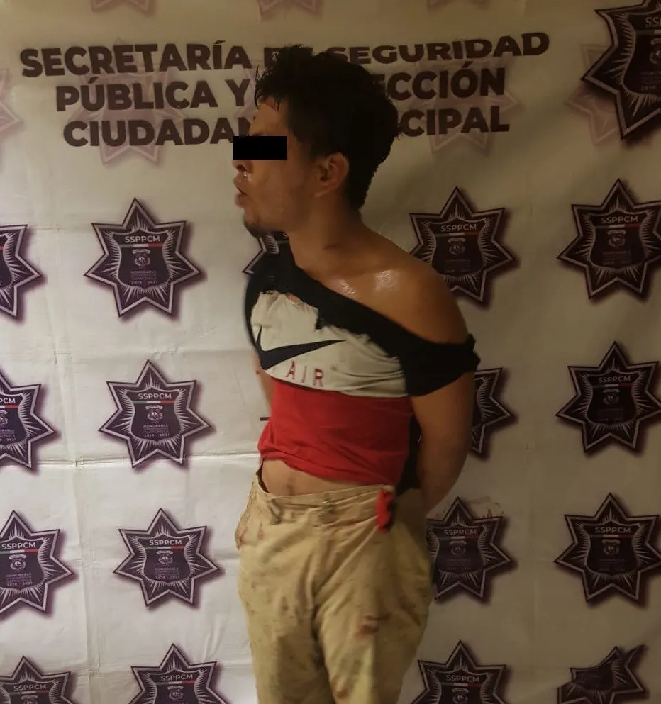 DETIENEN A PAREJA POR ROBO CON VIOLENCIA