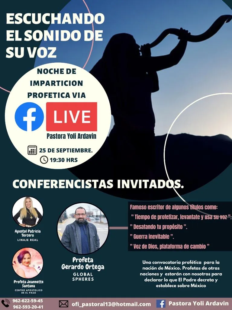 Invitan A Noche De Impartición Profética
