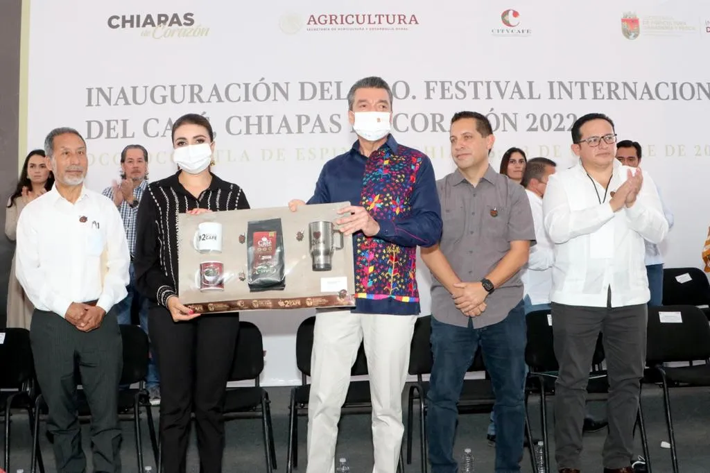Rutilio Escandón inaugura el Segundo Festival Internacional del Café, Chiapas de Corazón