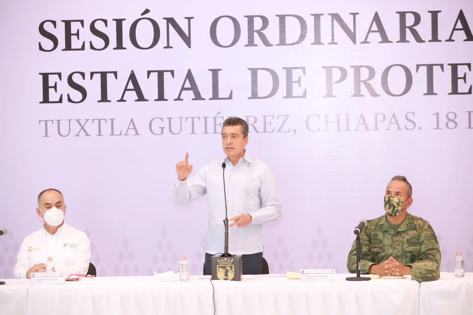 Encabeza Gobernador la Sesión Ordinaria del Consejo Estatal de Protección Civil