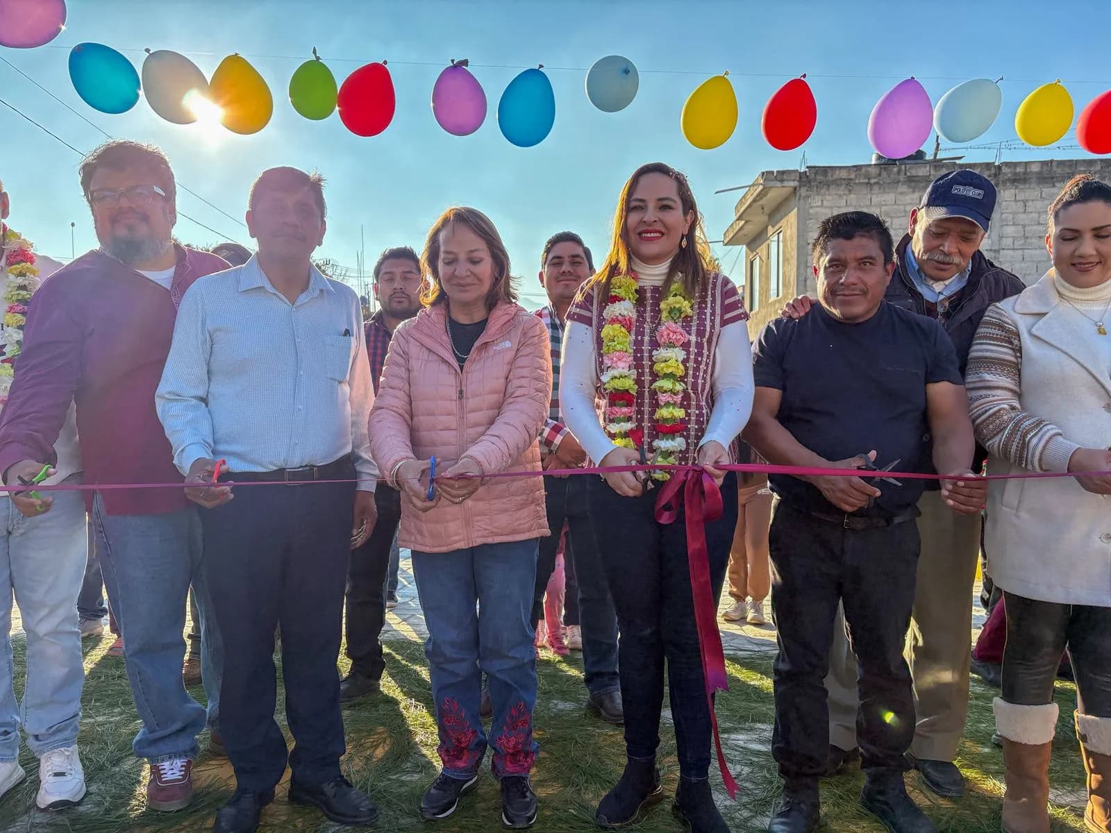 Inaugura Fabiola Ricci calle San Martín y refrenda compromiso con el desarrollo igualitario