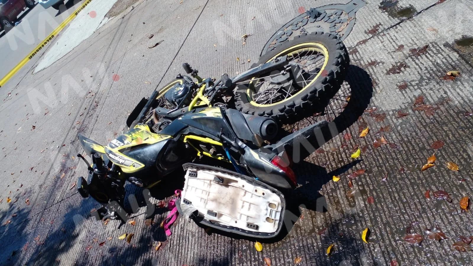 Vehículo atropella a motociclista en la 5 re febrero