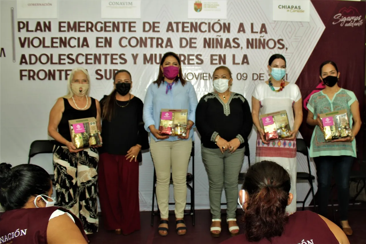 PRESENTAN PLAN EMERGENTE PARA LA ATENCIÓN A LA VIOLENCIA EN CONTRA DE MUJERES Y NIÑAS EN LA FRONTERA SUR