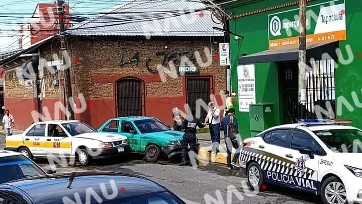 Solo daños materiales deja accidente