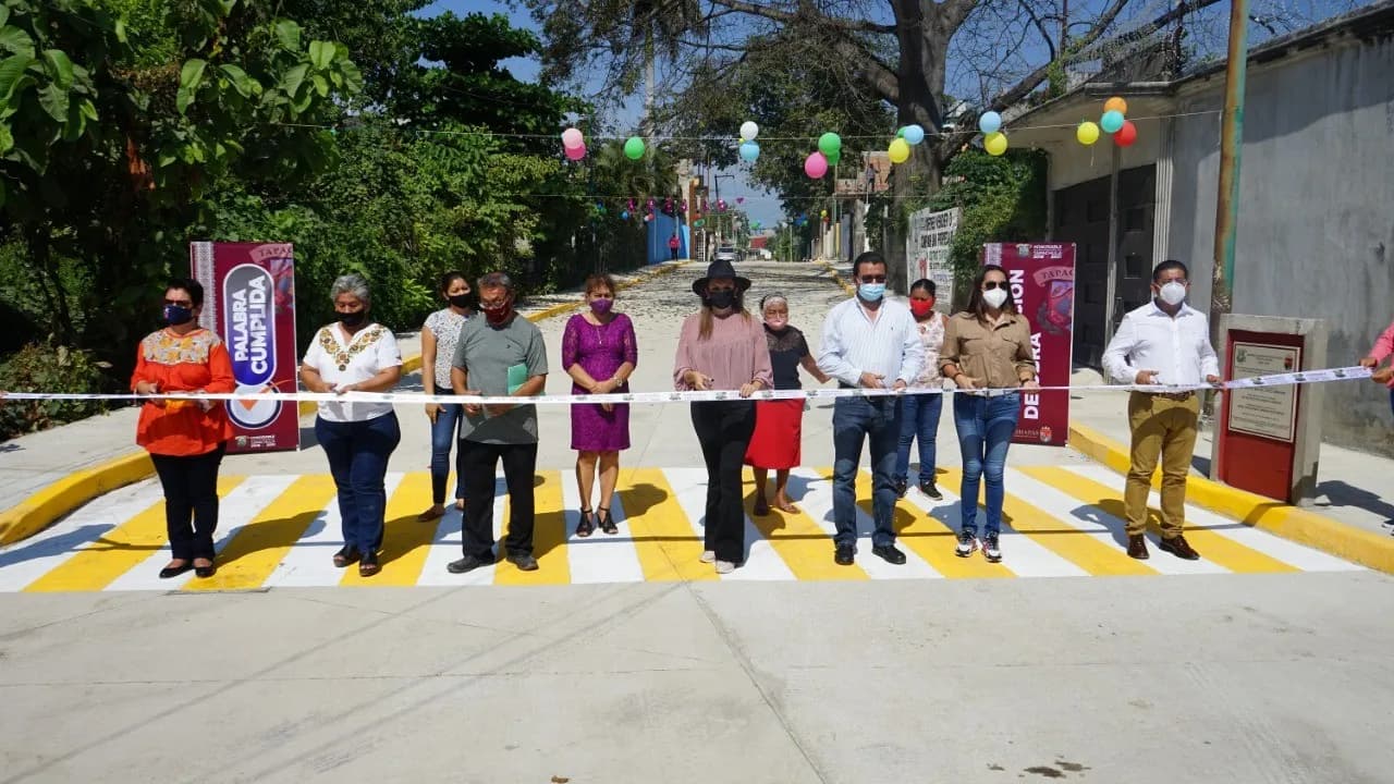AYUNTAMIENTO DE TAPACHULA CUMPLE CON VIALIDADES NUEVAS PARA LA JOYA
