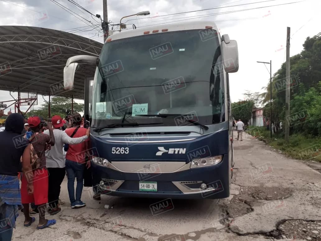 Atienden el INM a migrantes que llegaron a Mapastepec