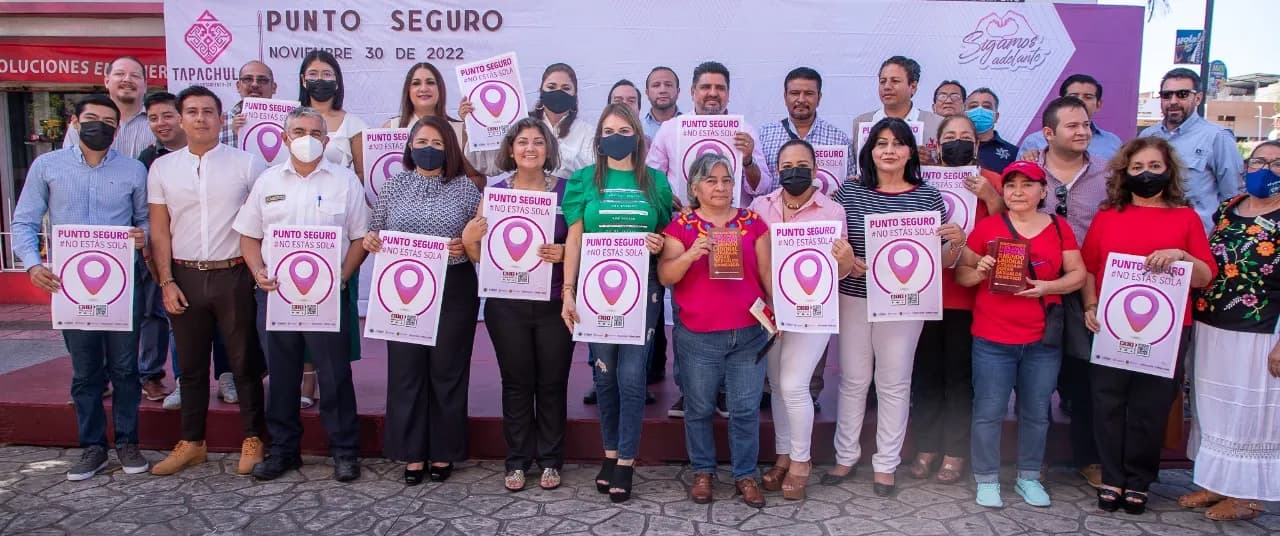 ROSY URBINA PONE EN MARCHA LA CAMPAÑA “PUNTO SEGURO”