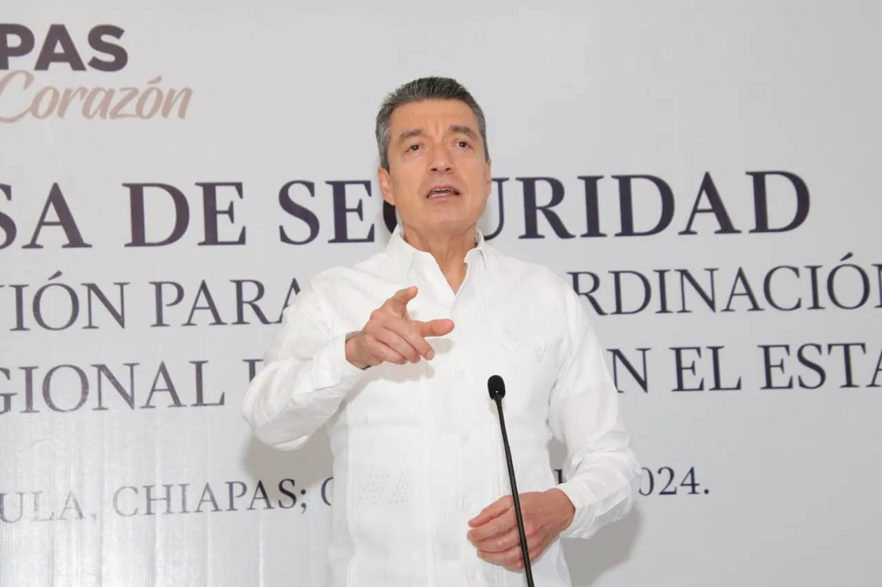 Tapachula no es insegura; pide Rutilio Escandón no confundir la encuesta de percepción de inseguridad