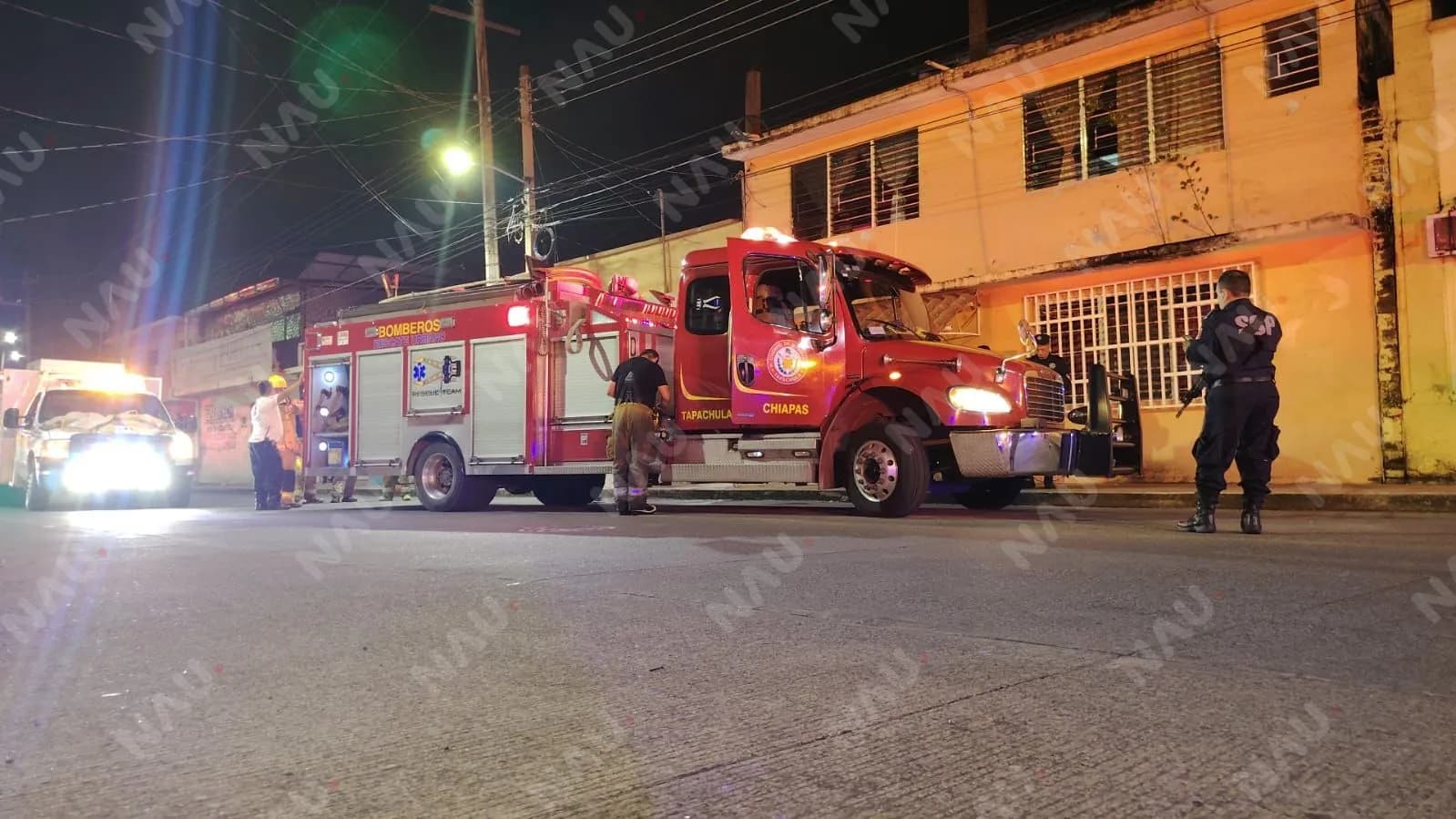 Controlan conato de incendio en vivienda del centro de Tapachula