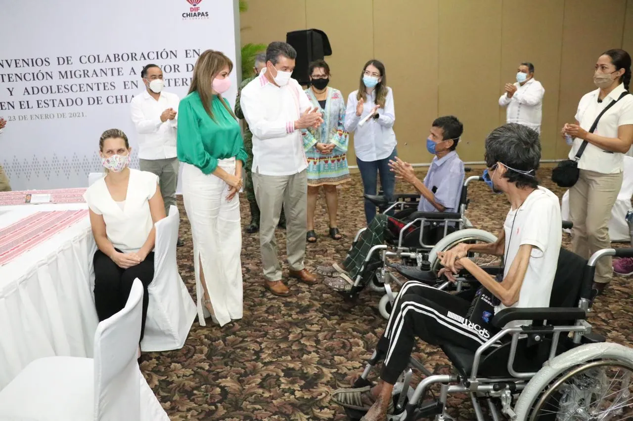 EN CHIAPAS, ESTABLECEN ACCIONES PARA PROTEGER DERECHOS DE NIÑAS, NIÑOS Y ADOLESCENTES MIGRANTES