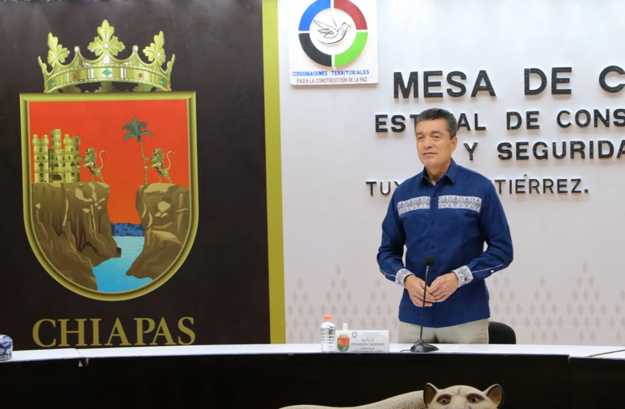 En seguridad Chiapas avanza con resultados contundentes: Rutilio Escandón