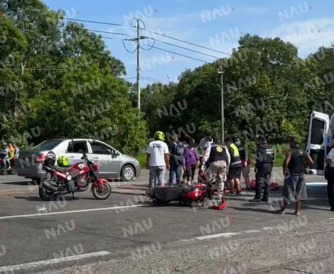 Accidente en Carretera Tapachula – Puerto Madero Deja Tres Lesionados