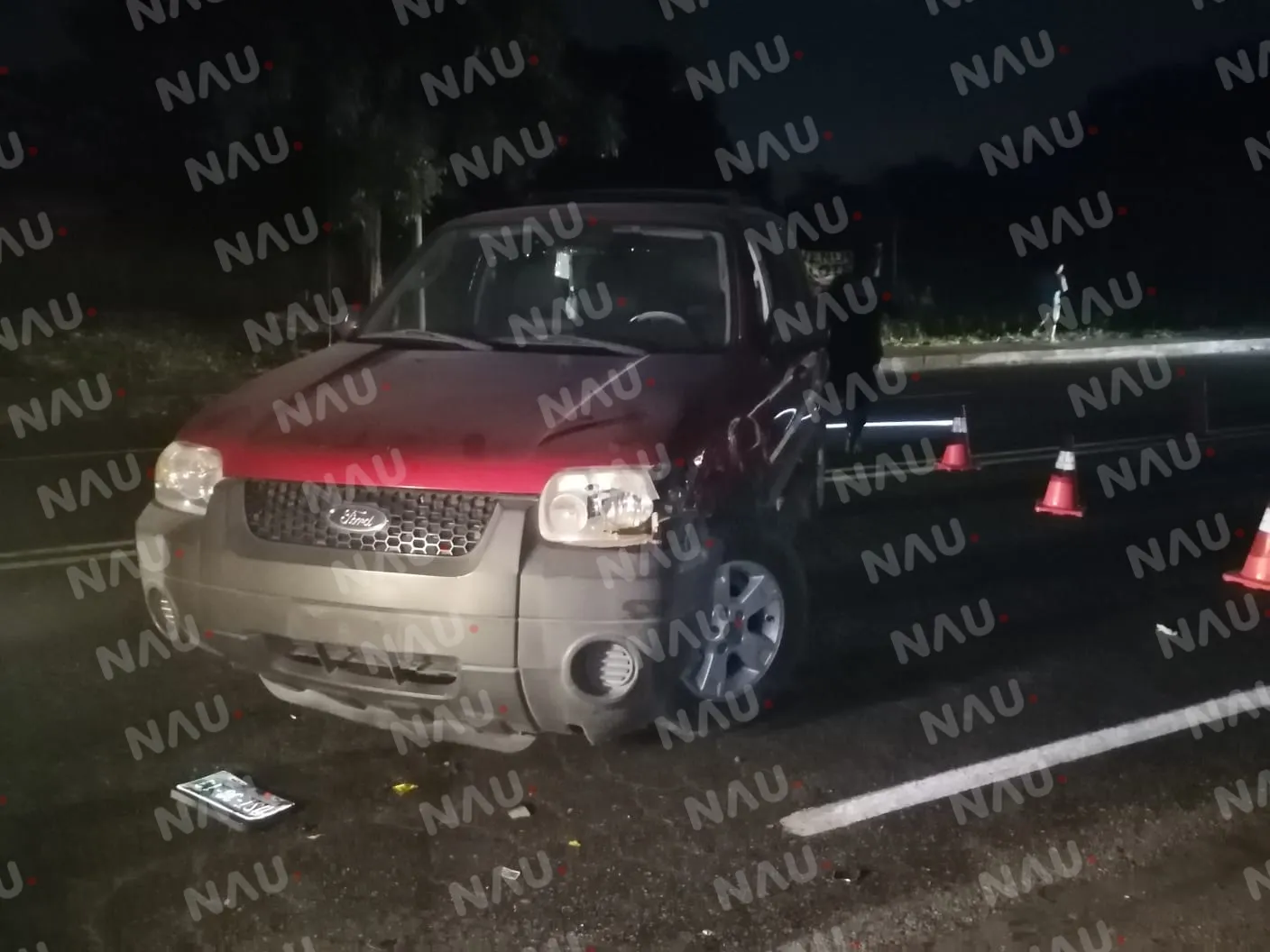 Motocilista lesionado al ser impactado por una camioneta