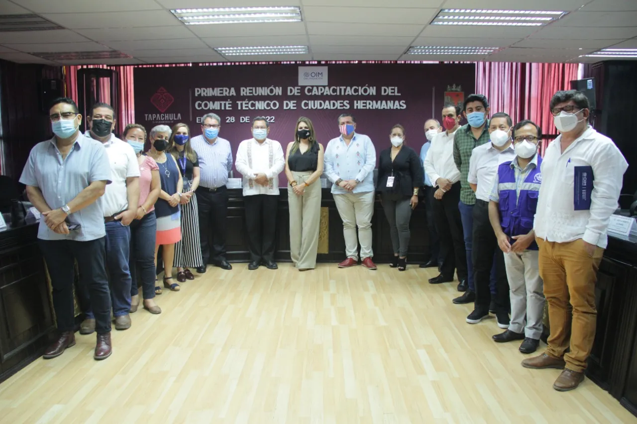 CLAUSURA ROSY URBINA TRABAJOS DEL COMITÉ TÉCNICO DE CIUDADES HERMANAS