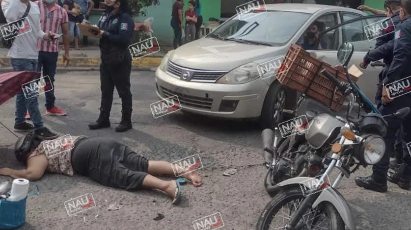 Fueron atropellados por un automóvil.