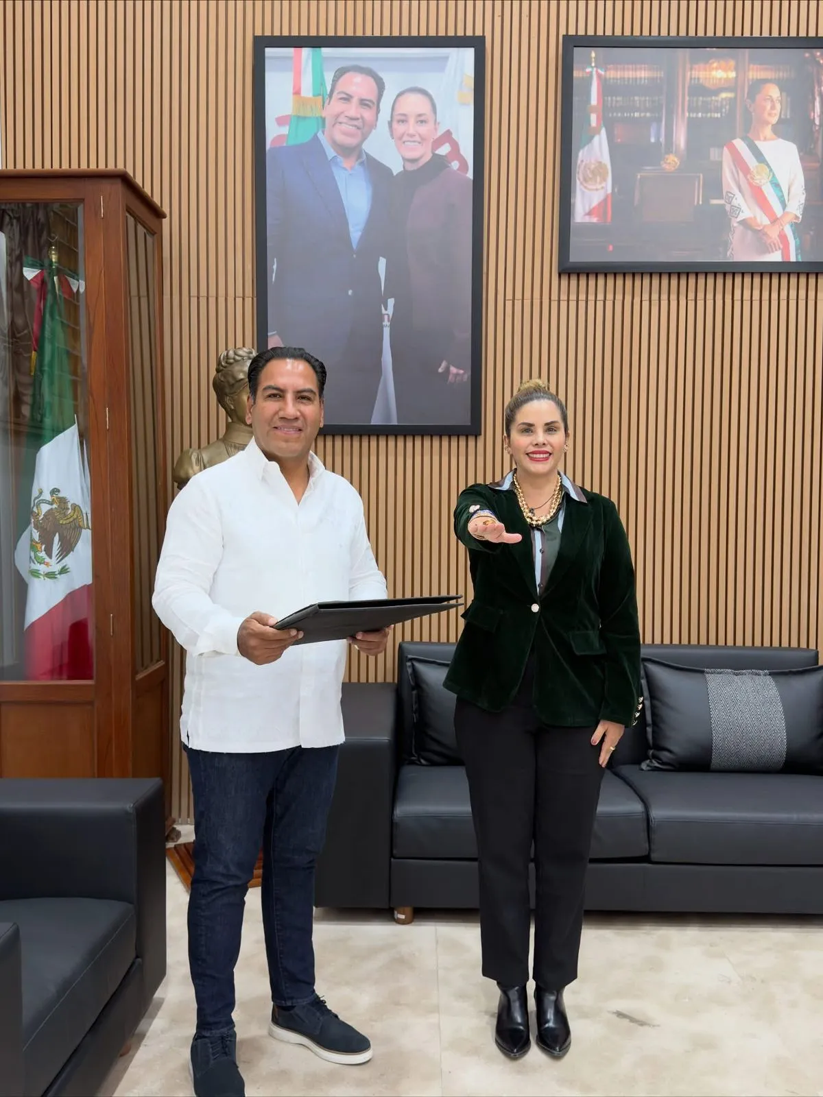 Eduardo Ramírez nombra a Dulce María Rodríguez como secretaria general de Gobierno y Mediación