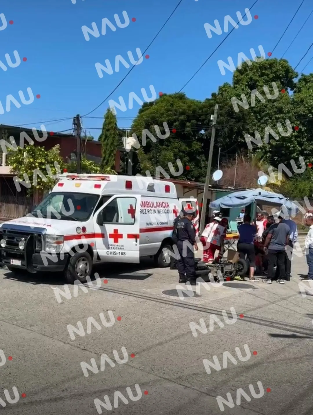 Motociclista Resulta Lesionada en Accidente en Tapachula
