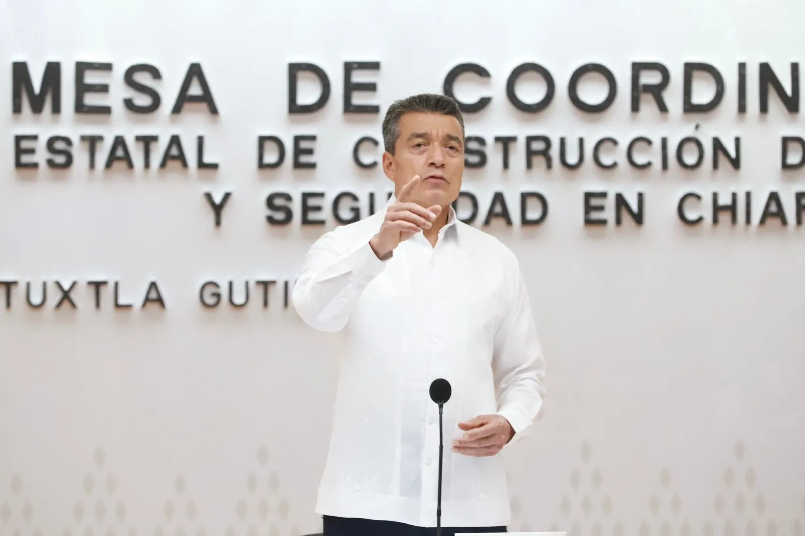 Desde la Mesa de Seguridad, Rutilio Escandón exhorta a evitar quemas e incendios forestales