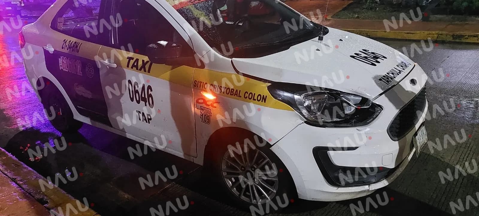 Motociclista fue impactado al dar vuelta en U
