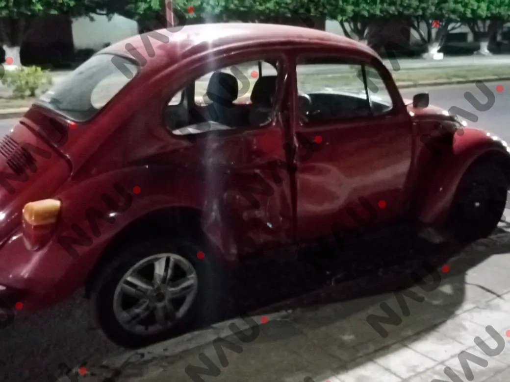 Motociclista lesionado en accidente