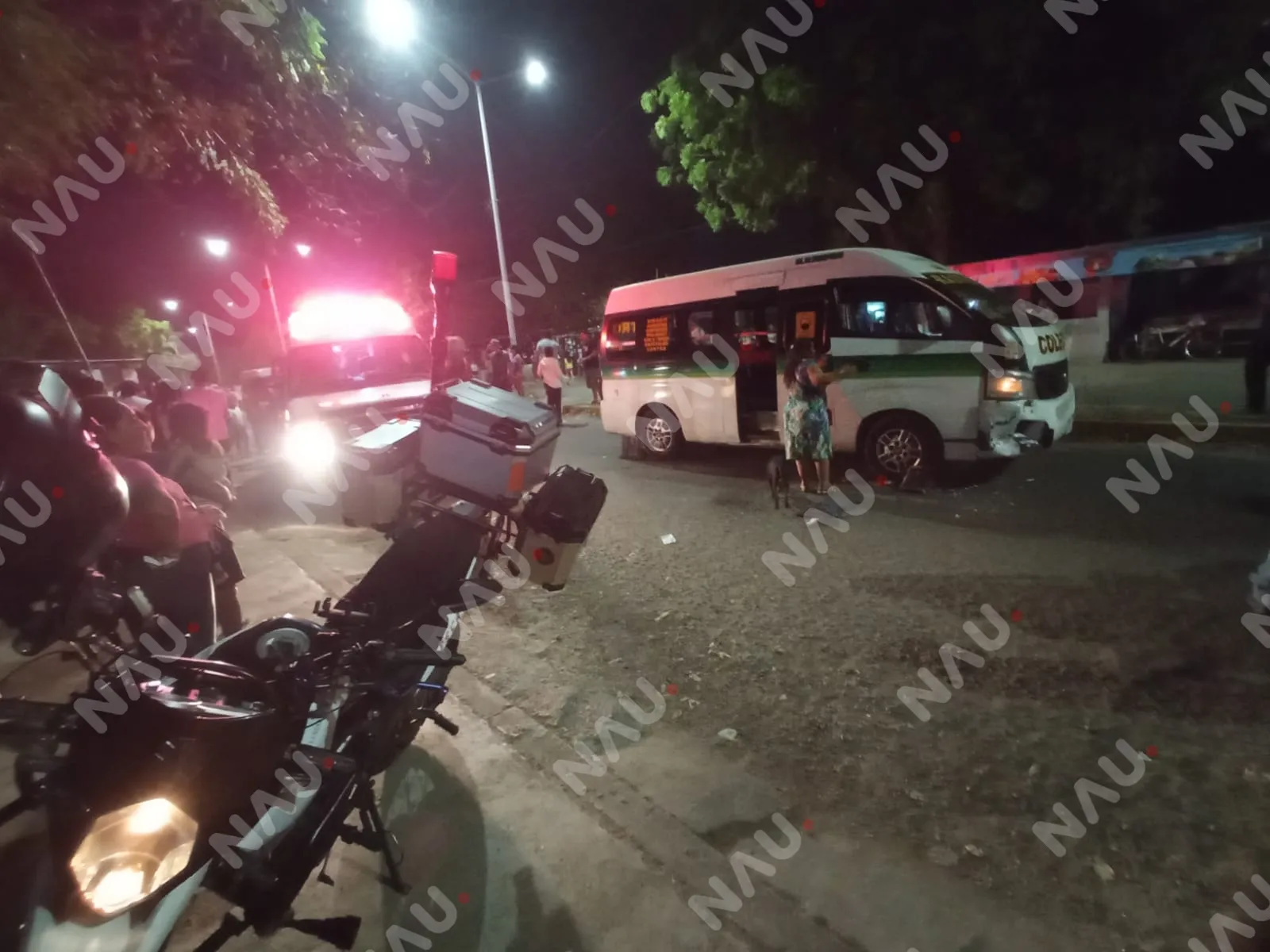 Motociclista menor de edad sufre fractura expuesta tras choque con colectivo en Tapachula