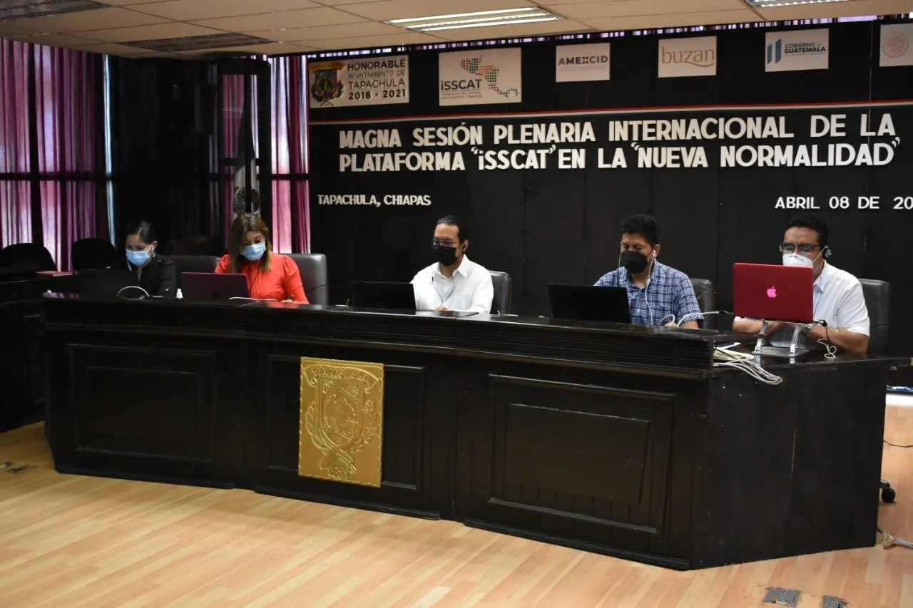 EN SESION DE ISSCAT RATIFICAN EL MANIFIESTO TAPACHULA 2021