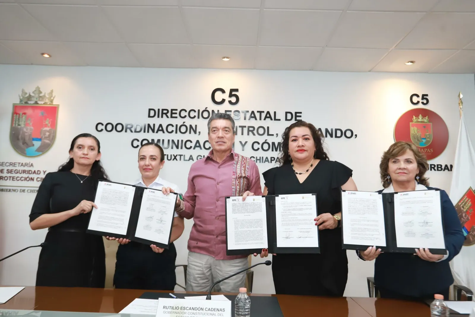 Acuerdan acompañamiento a organismos electorales para el desempeño de sus actividades en Chiapas