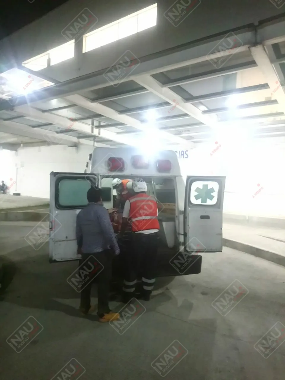 Cayó a un pozo y fue auxiliado por SAE