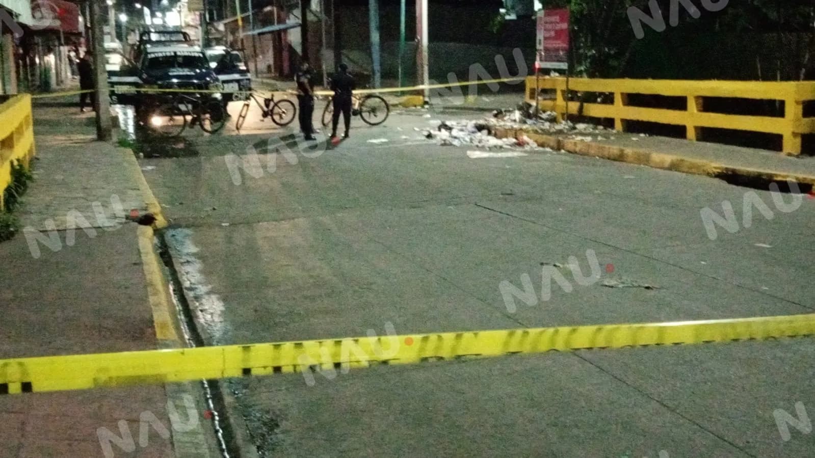 Un sujeto se ahorcó en un puente que se ubica en el primer cuadro de la ciudad de Tapachula “Vídeo”
