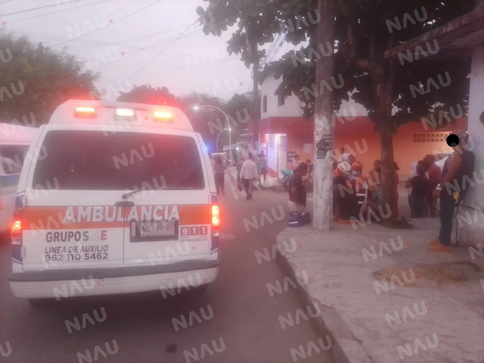 Accidente de Motocicleta Deja a Joven Lesionado en Tapachula, Chiapas