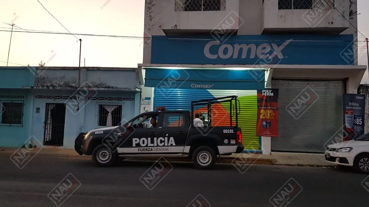 Delincuente asalta Comex