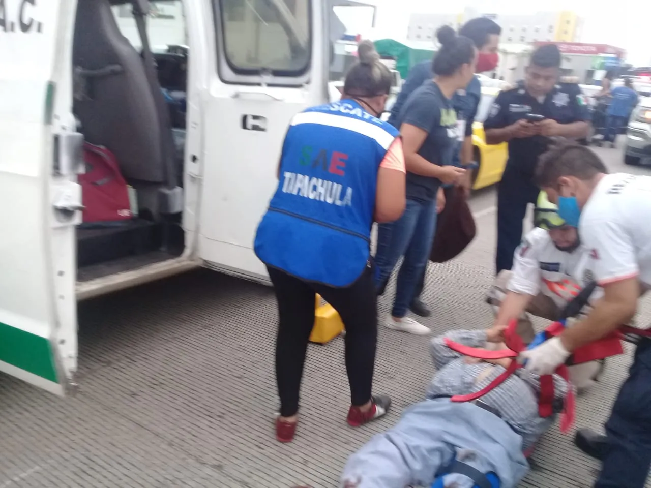 Dos lesionados en accidente