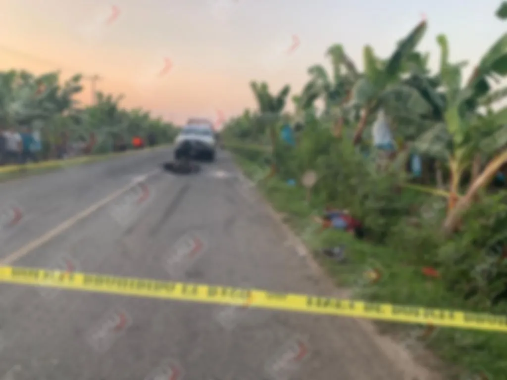 Un muerto y un lesionado en accidente en la zona baja de Tapachula
