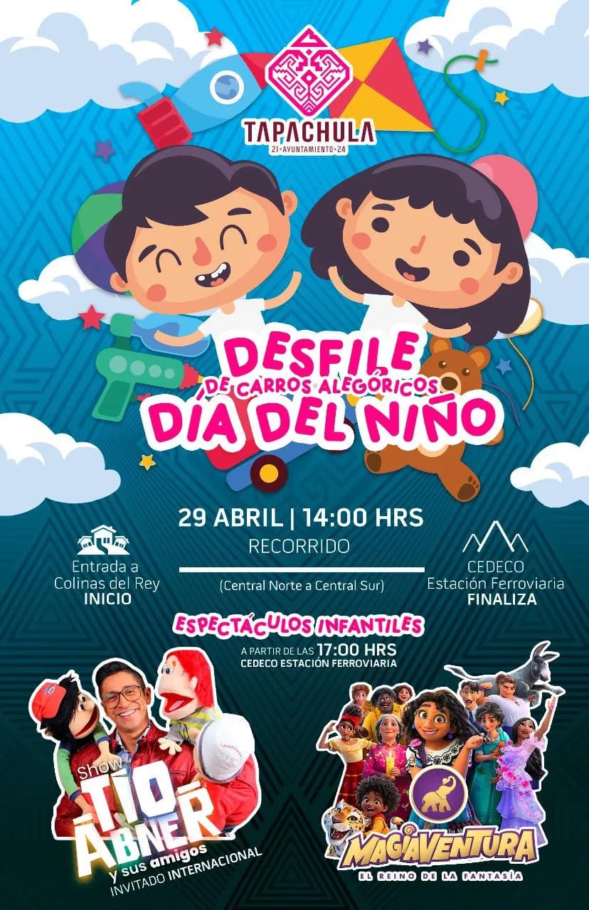 HABRÁ DESFILE Y LUCHA LIBRE PARA FESTEJAR A LOS NIÑOS DE TAPACHULA