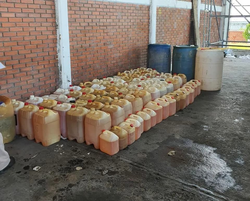 Asegura La PFM Más De Cinco Mil Litros De Hidrocarburo En Chiapas