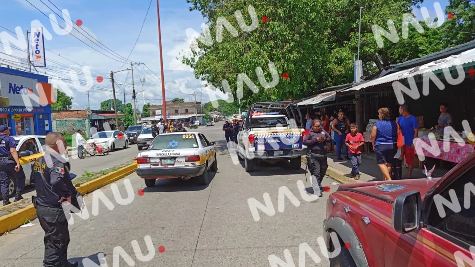 Menor fue arrollada por un taxi en Tapachula