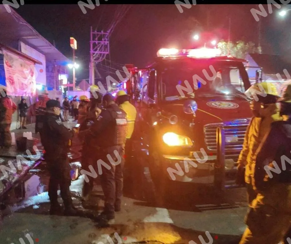 Incendio consume florería en la colonia Guadalupe de Tapachula
