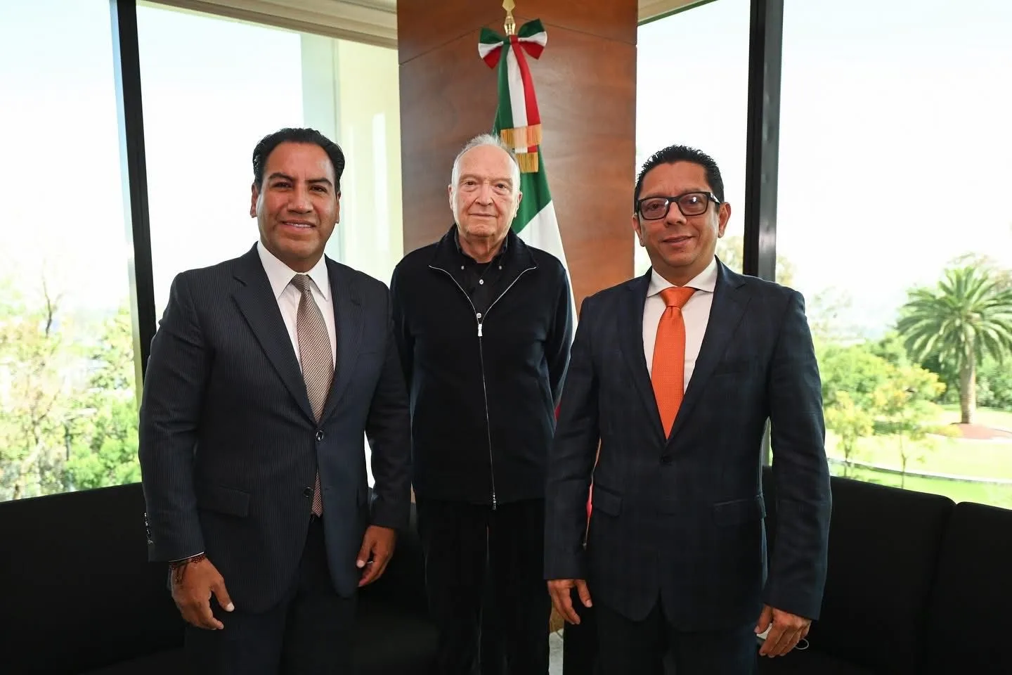 Se reúne Eduardo Ramírez con el fiscal general de la República, Alejandro Gertz Manero