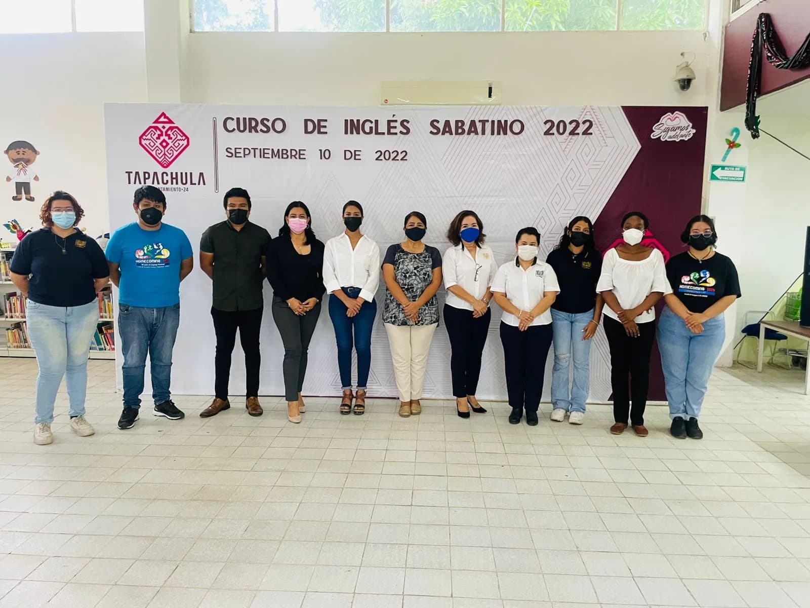 AYUNTAMIENTO INICIA CURSO DE INGLÉS BÁSICO SABATINO 2022, EN LA BIBLIOTECA REGIONAL DE TAPACHULA