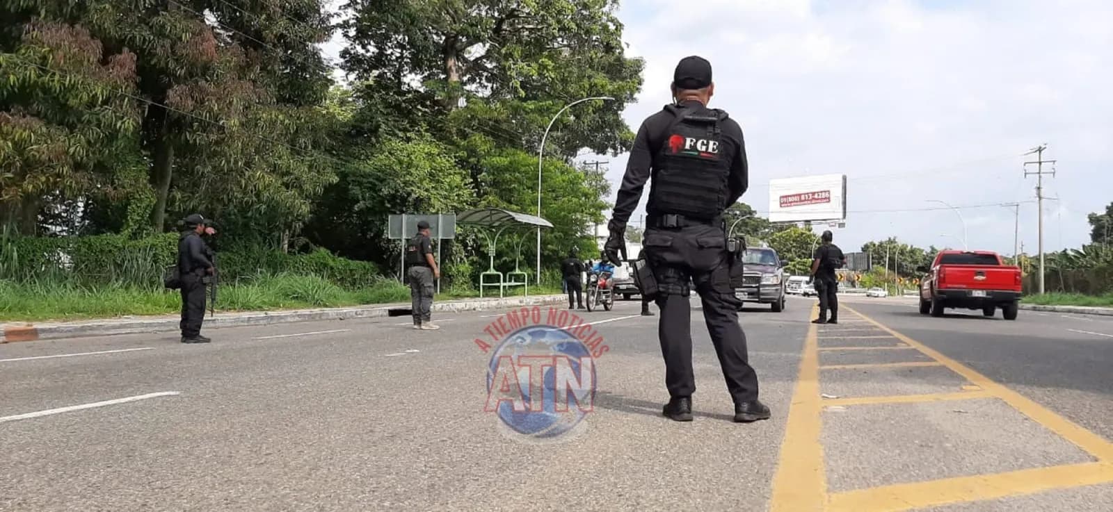 Grupos especiales de la FGE realizan operativos aleatorios en la Frontera Sur de México