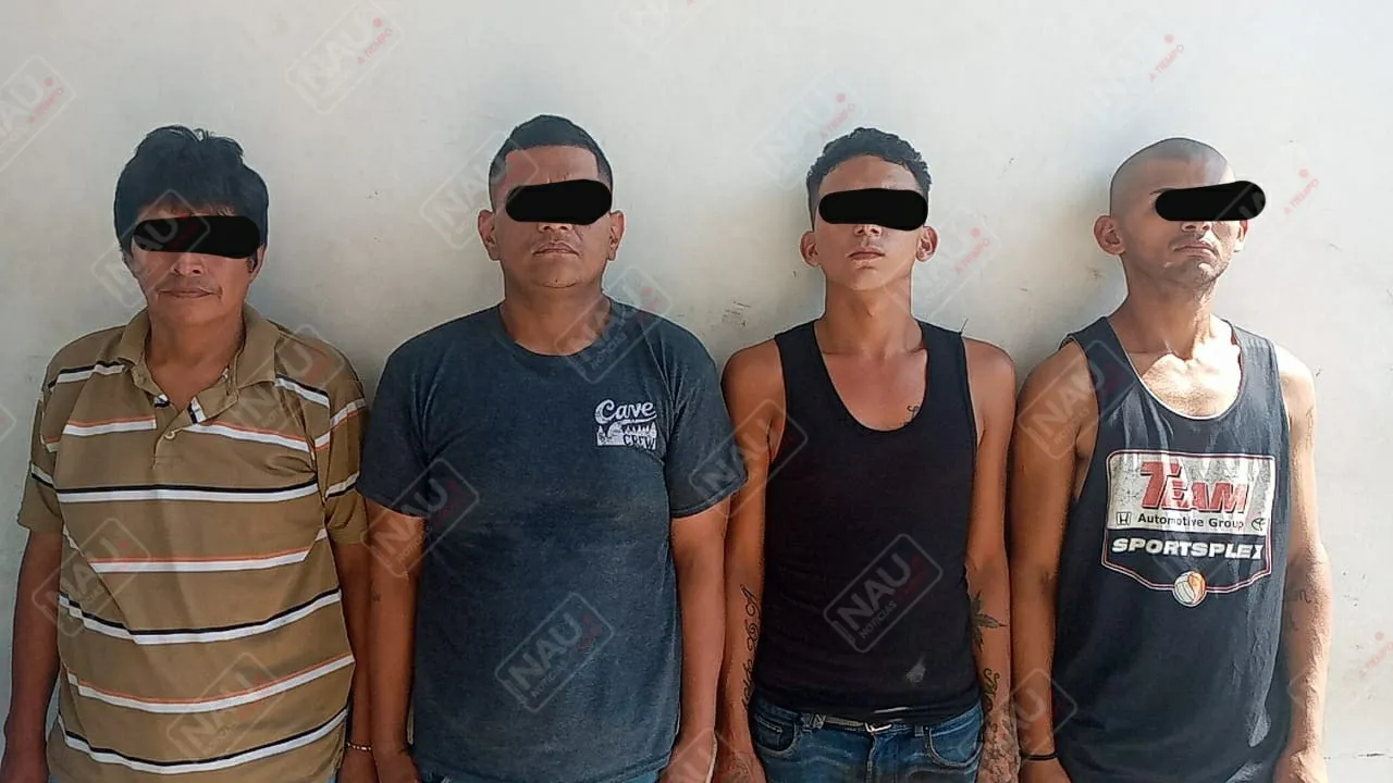 4 barrios 18 detenidos con 20 bolistas de marihuana