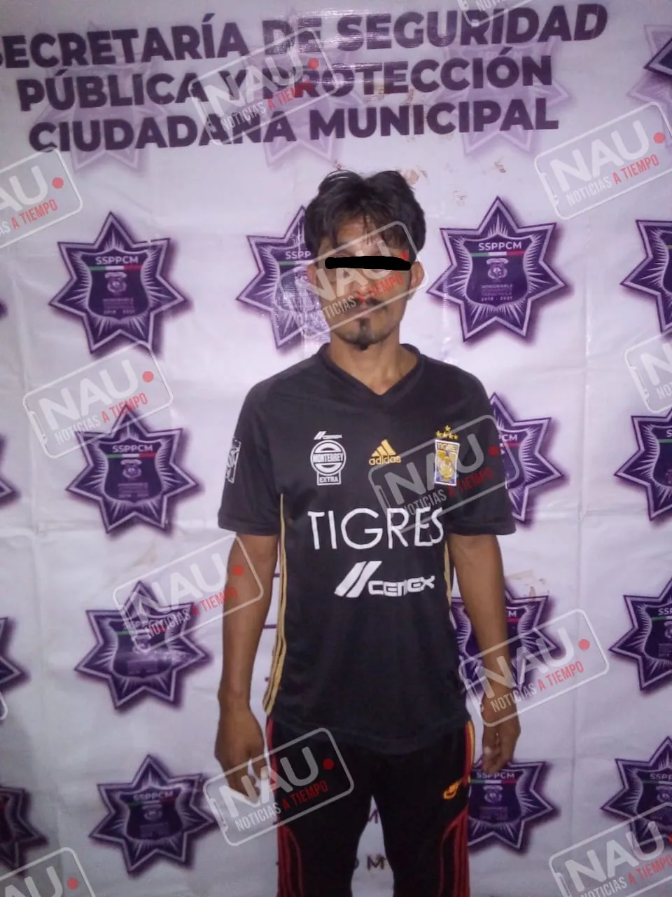 Detienen a presunto cantonero en la Colonia. 11 de Septiembre de Tapachula