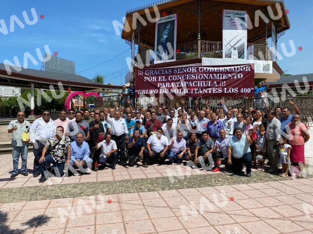 Choferes concesionados agradecerán beneficios a la titular de la SMyT en su estancia en Tapachula