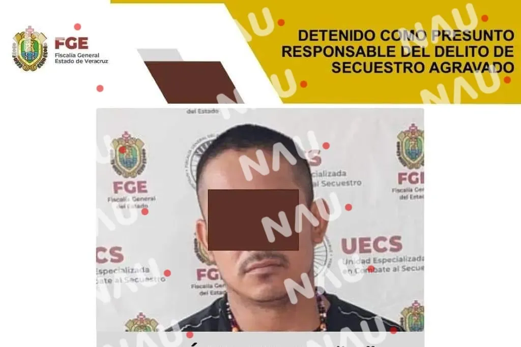 Detienen a sujeto en Veracruz acusado de secuestro en Chiapas